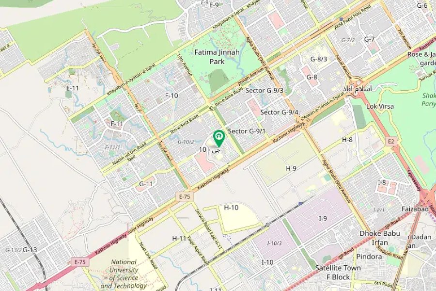 Room for Rent in G10/4 for lady near metro