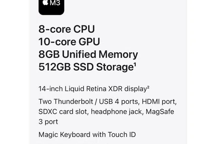 MacBook Pro M3 - US model Saddar, Rawalpindi