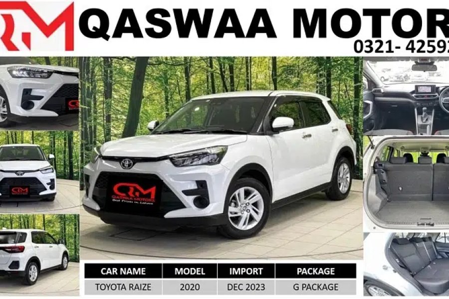 TOYOTA RAIZE 2020 MODEL G PACKAGE 2024 FRESH IMPORT RAIZE 2020 YARIS G