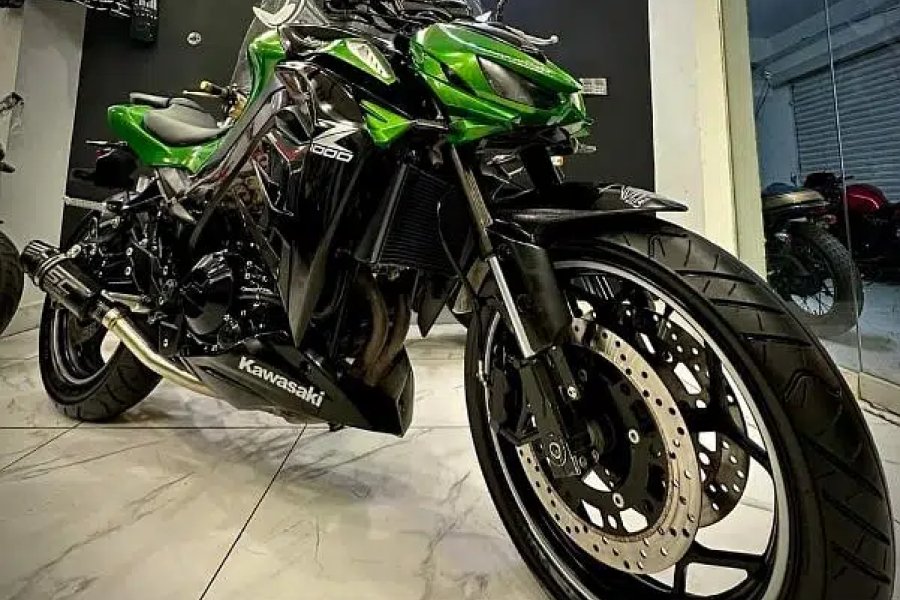 Kawasaki z1000 replica 400cc dual cylinder watercool heavy bike sports Gulshan-e-Iqbal, Karachi