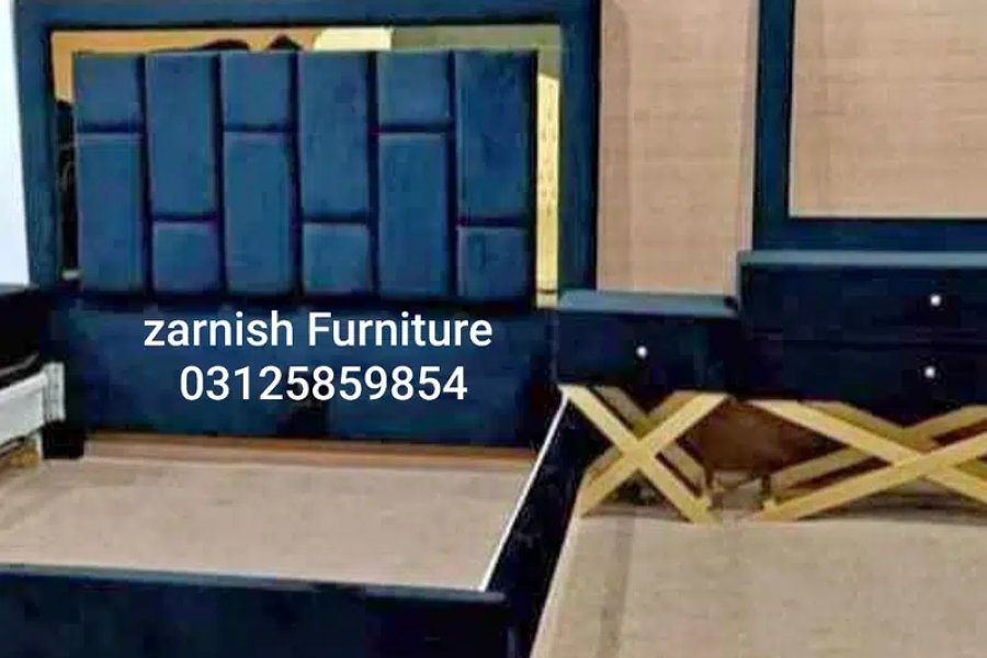 بیڈ سیٹ/ ڈبل بیڈ سیٹ/ لکڑی کا بستر/ فرنیچر سیٹلائٹ ٹاؤن، راولپنڈی