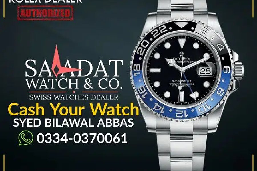 Watch Buyer | Rolex Cartier Omega Bvlgari Breitling IWC Tag Heuer Rado DHA Phase 5, Lahore