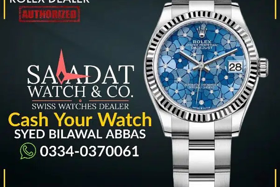 واچ خریدار | Rolex Cartier Omega Chopard Breitling IWC Tag Heuer Rado DHA 11 رہبر فیز 1، لاہور