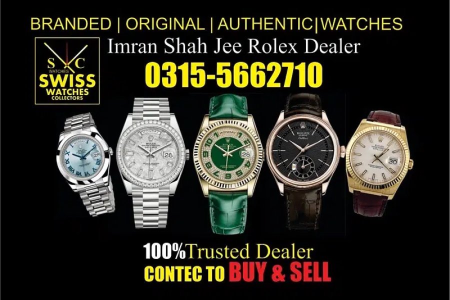 Imran Shah Jee Rolex dealer here we Buy all original watches Bahria Town Main Boulevard, Lahore