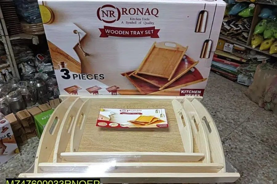 wooden Tray pack of 3 Jhang Road, Jhang