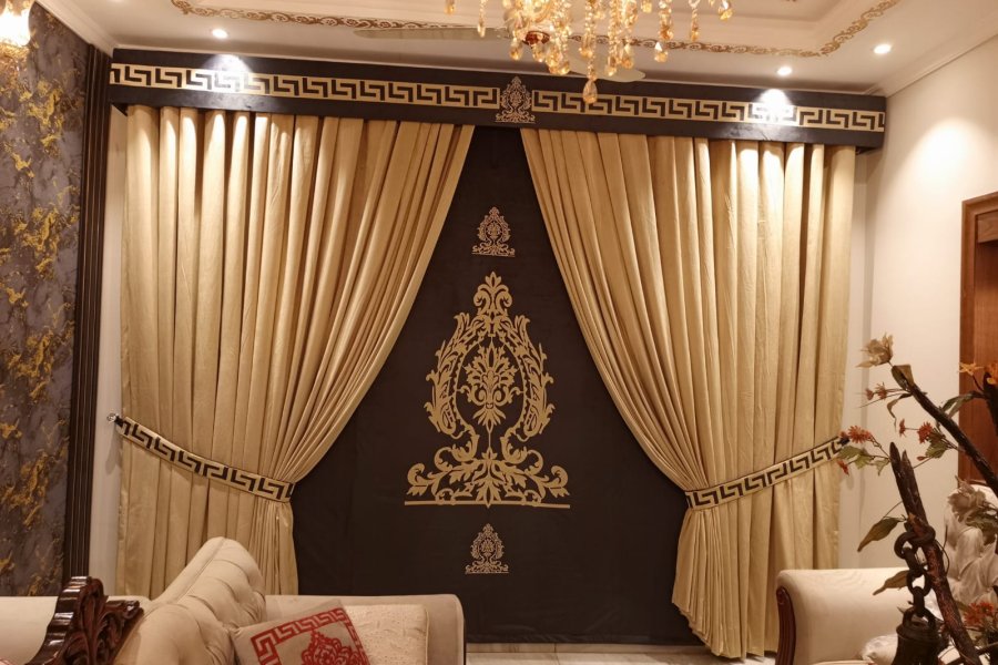 Beautiful Embroidery Curtain ( SHAH FABRICS)