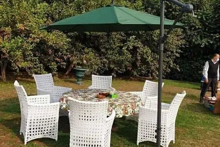 آؤٹ ڈور گارڈن چھتری، سن شیڈ، واٹر پروف، گرمی مزاحم، آنگن ڈیفنس رایا، لاہور