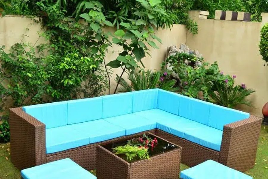 Patio Outdoor sofa set, Garden Lawn Balcony terrace seating, Rattan Model Town - Block R, Lahore