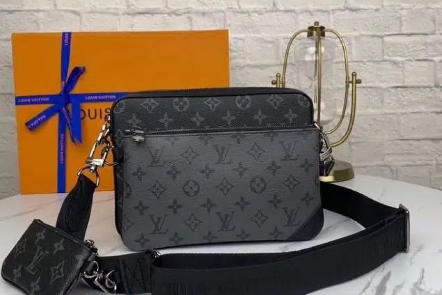 Branded LV Trio Messenger Crossbody Bags with Complete Box DHA Phase 1, Karachi