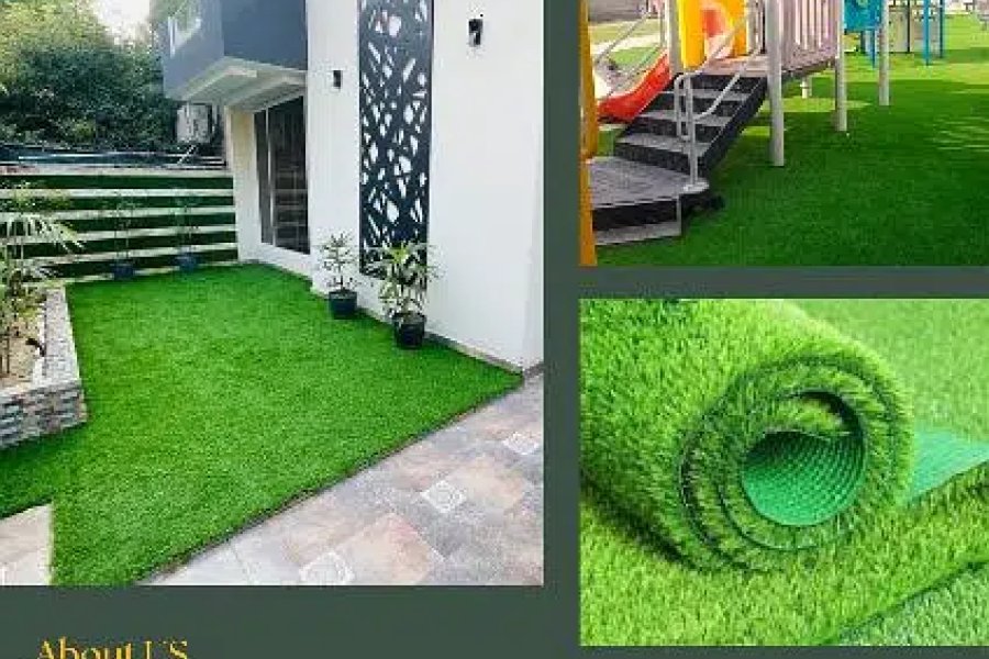 Artificial Grass - Synthetic Field Grass - Astro Turf Gym Wall Grass North Karachi, Karachi