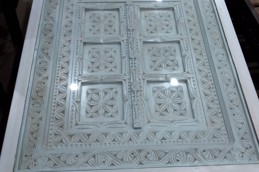 لونگ روم/ڈرائنگ کے لیے لکڑی کا سینٹر ٹیبل 