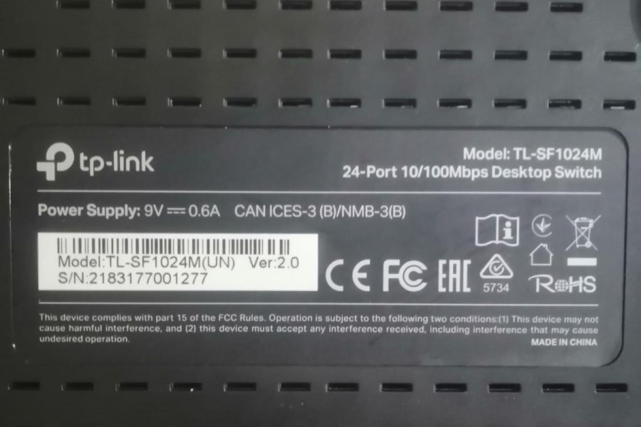 تیز ایتھرنیٹ کے لیے ٹی پی لنک ڈیسک ٹاپ سوئچ