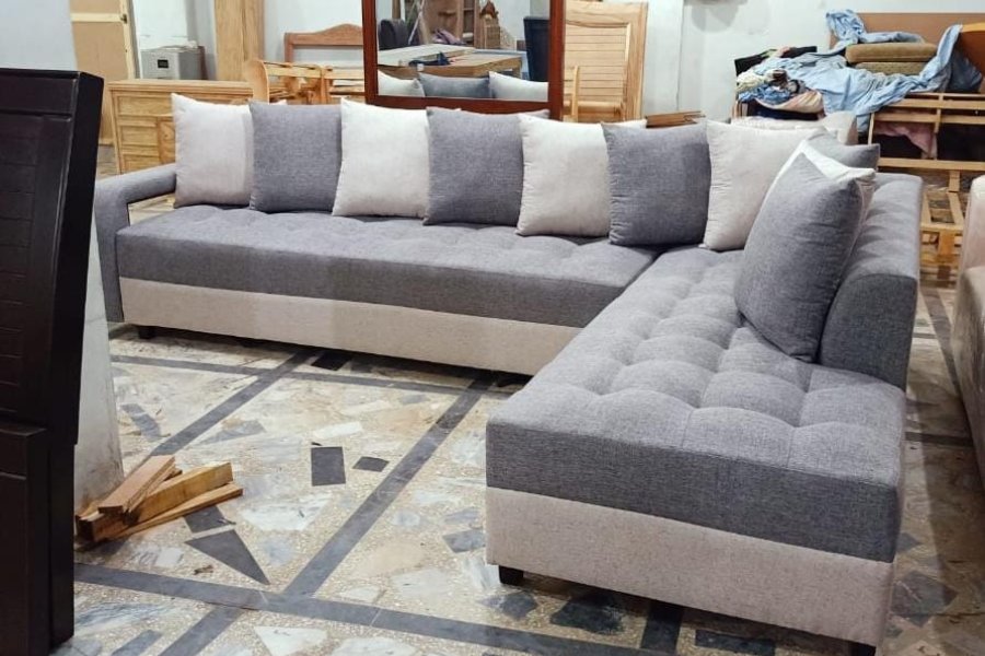 L Shape 6 Seater Sofa  Used Molty Foam 10 years Warranty