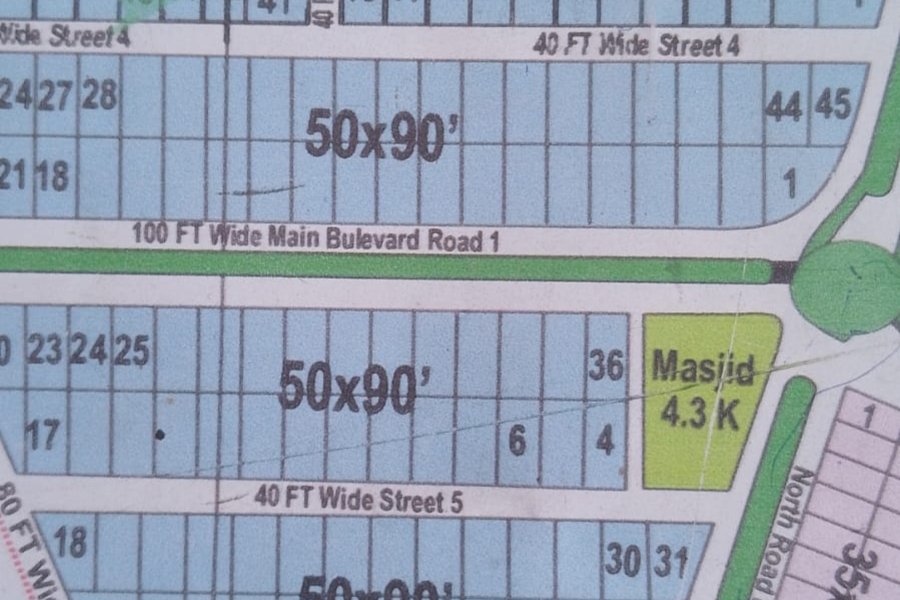 1 Kanal Plot  for sale in sector E16/3, Islamabad