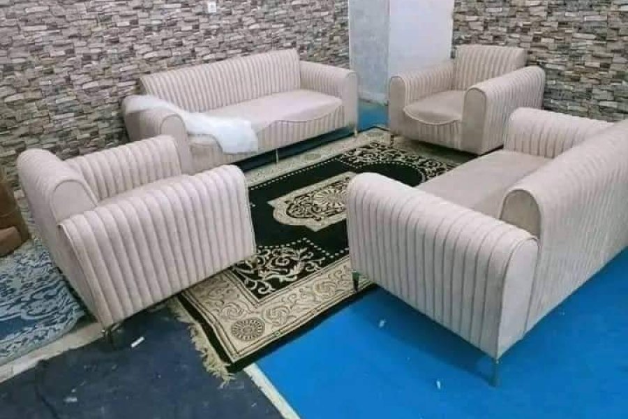 Complete Sofa Set with 2 x 3 Seater Sofa  +  2 x 1 Seater Sofa