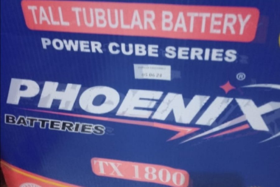PHOENIX TX 1800 TALL TUBULAR BATTERY POWER CUBE SERIES New Battery