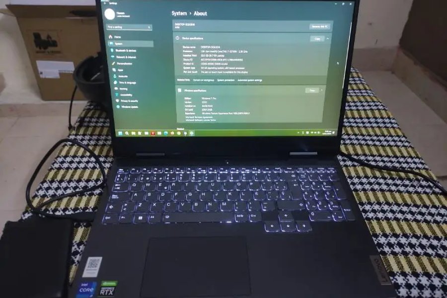 Gaming Laptop LOQ i7 12th gen 32gb 512ssd Nvidia RTX 3060 15&quot; 165hz