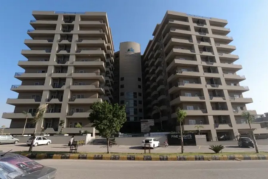 3 Bed Corner Apartment in Pine Heights. Available For Sale In D-17 Islamabad