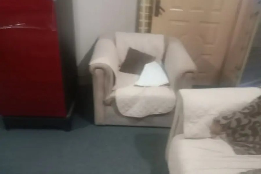 Sofa Set with Covers for Sale