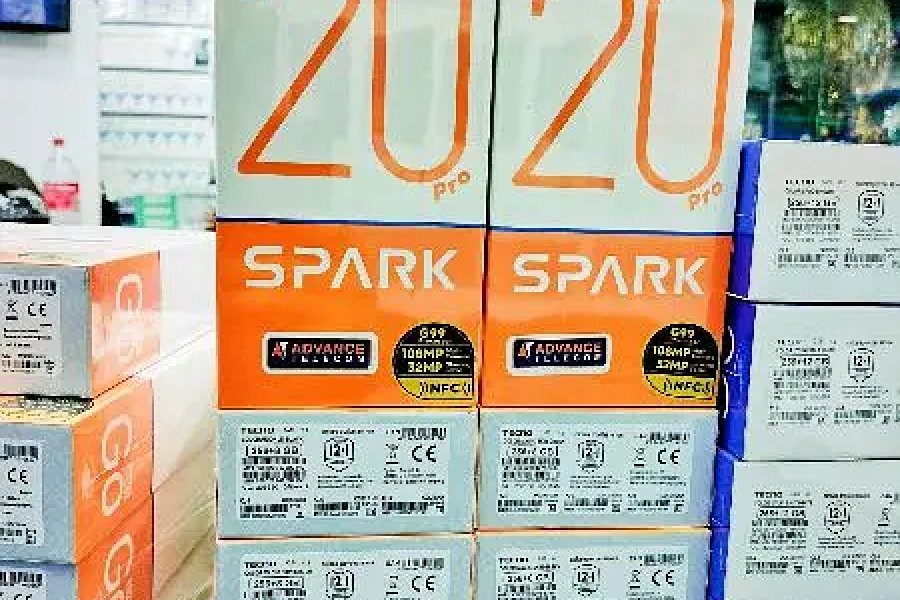 TECNO SPARK 20 PRO (8/256GB) G99 چپ سیٹ 5000mAh بیٹری نیا باکس پیک