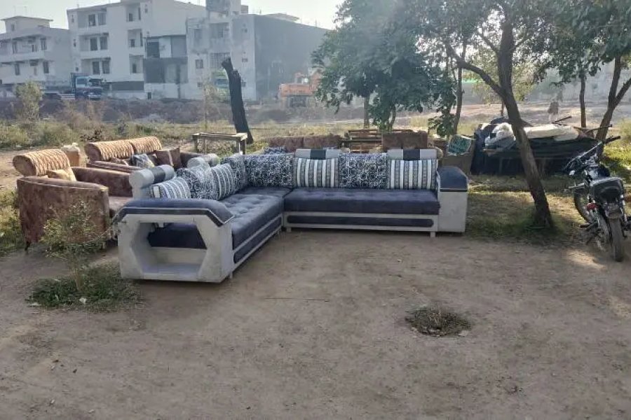 L Shape Sofa Set / 7 seater Sofa set / Sofa com bed / 5 seater Sofa Se