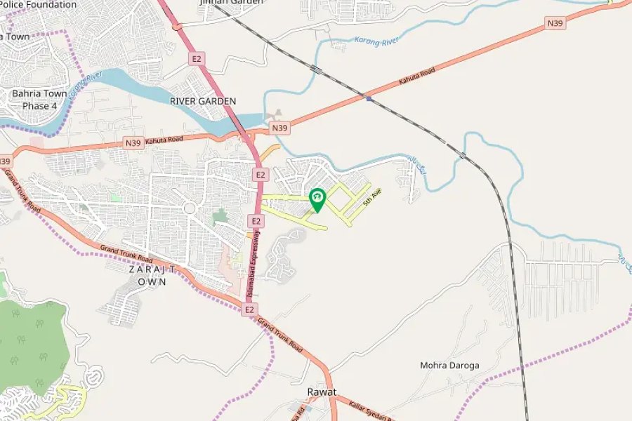 ڈی ایچ اے فیز 5 - سیکٹر بی، اسلام آباد میں 20 مرلہ رہائشی پلاٹ برائے فروخت