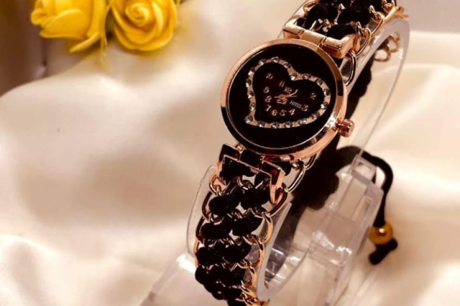 Women’s Wrist Watch Alloy Material , Charming Black Color