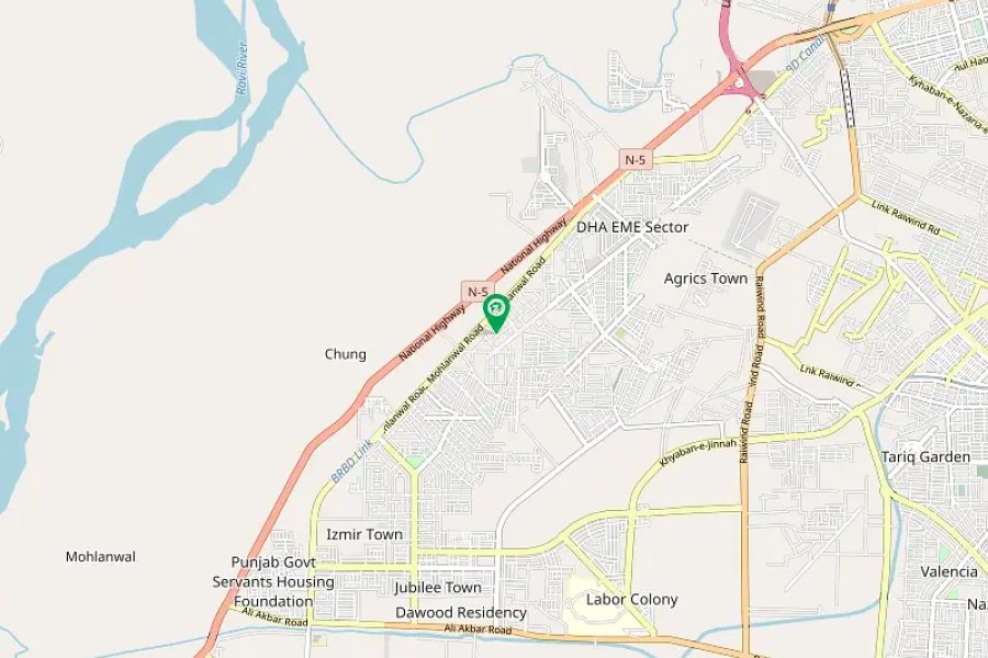 A Residential Plot Of 4 Kanal In Lahore