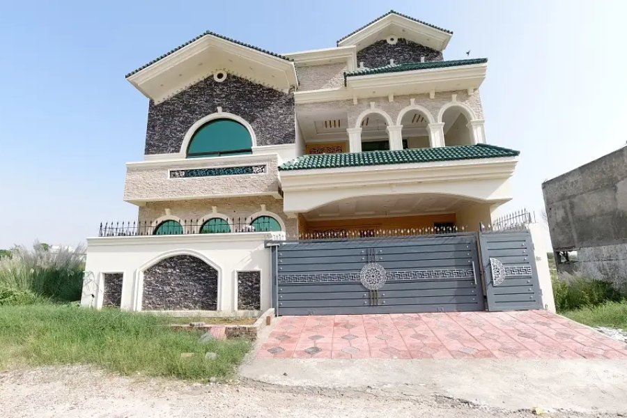 10 مرلہ ڈبل یونٹ ہاؤس۔ گلشن صحت میں برائے فروخت۔ E-18 اسلام آباد۔