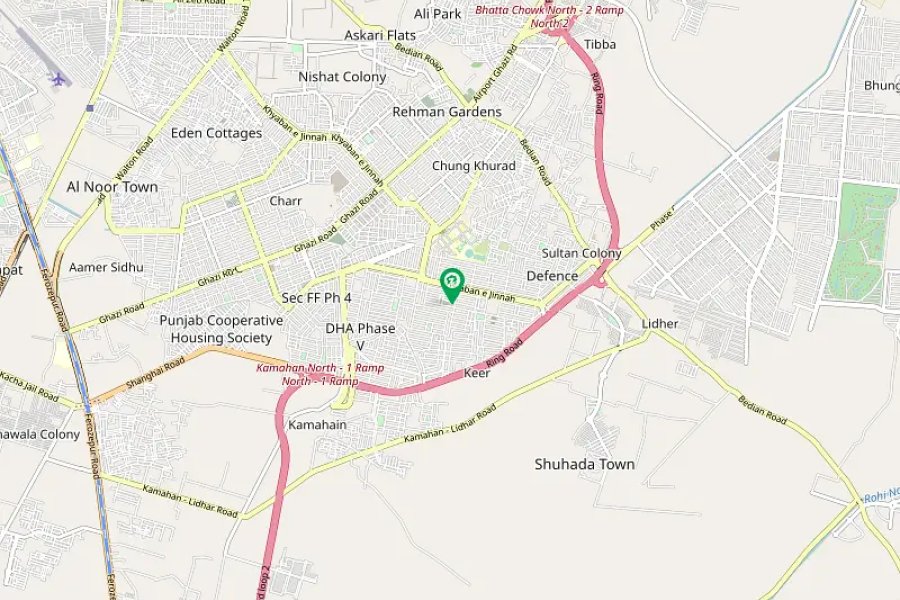 28.4 Marla Plot for Sale Phase 5 Block D DHA Lahore Near LUMS, IMC Hospital, Ring Road, Phase 6 and Askari 11