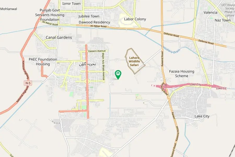 8 Marla Facing Ring Road Commercial Plot For Sale On Installment In Bahria Town Lahore