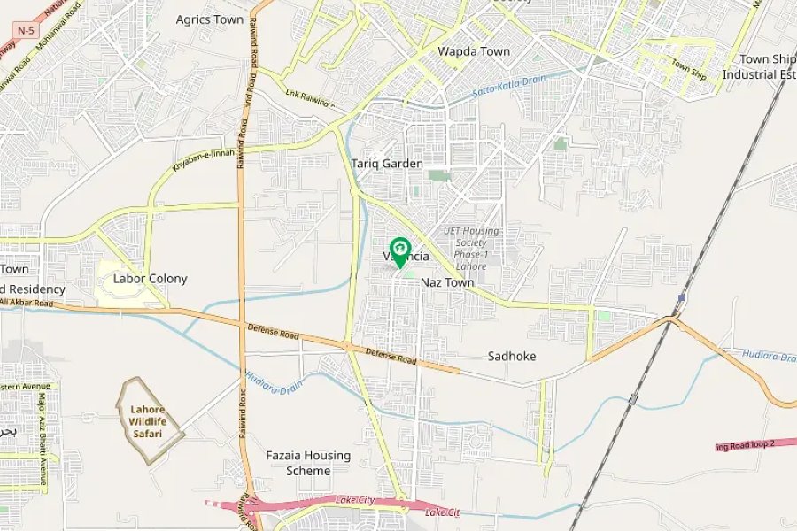 والنسیا ٹاؤن لاہور میں 8 مرلہ رہائشی پلاٹ 20 لاکھ میں برائے فروخت