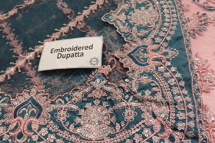 Faiza Saqlain Formal Wedding Collection- Tea Pink