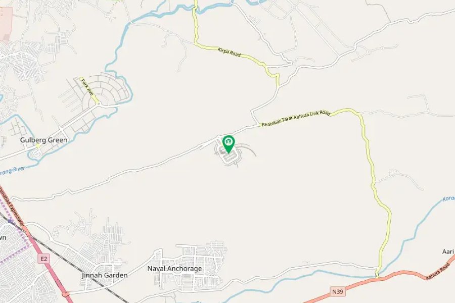 بلاک بی گلبرگ گرینز اسلام آباد میں 5 کنال کا فارم ہاؤس پلاٹ برائے فروخت