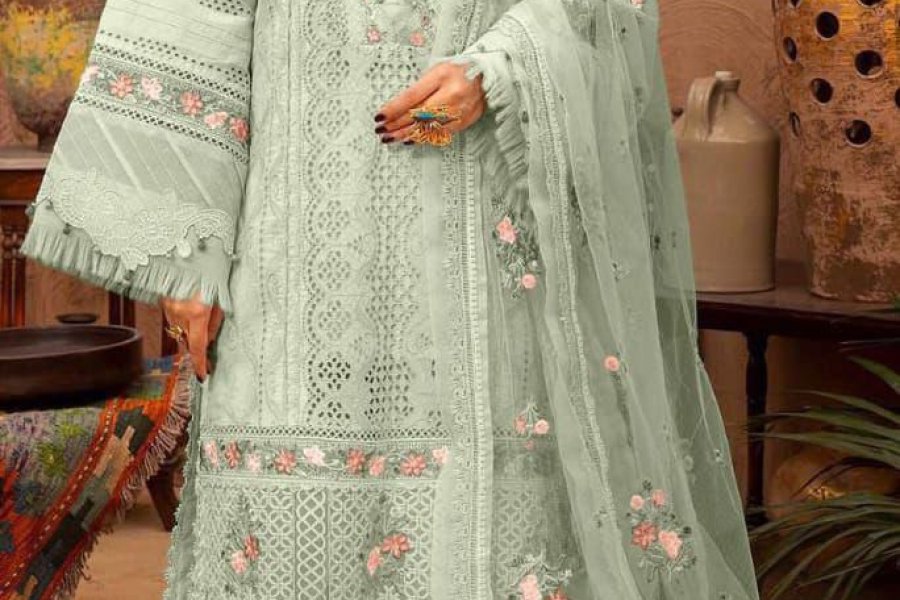 Suit by Brand ADAN LIBAS   , Lawn ,Organza