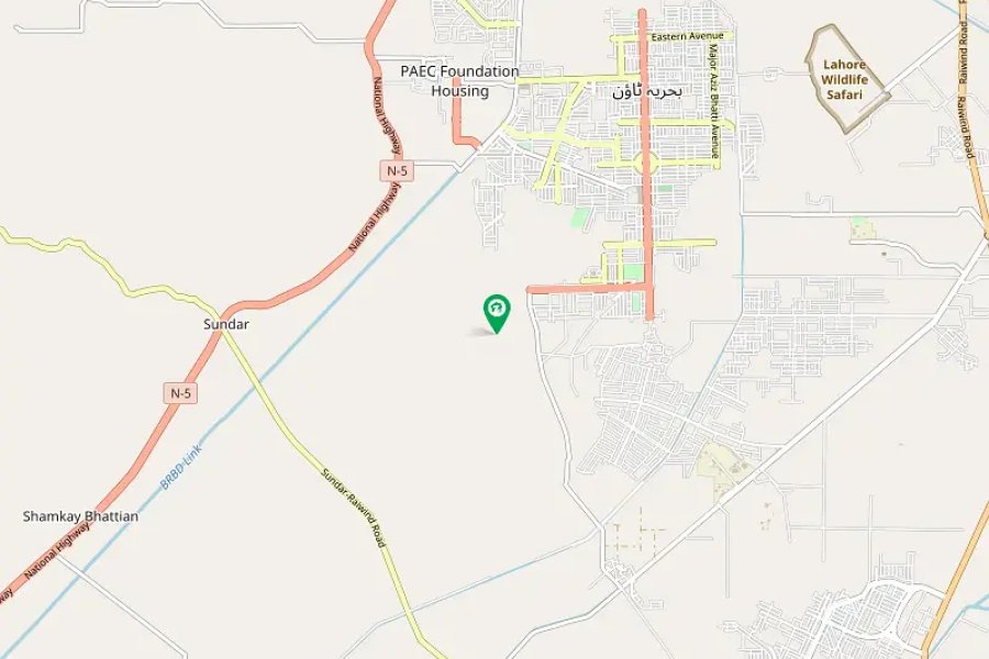 بحریہ ٹاؤن غزنوی بلاک میں کمرشل پلاٹ برائے فروخت