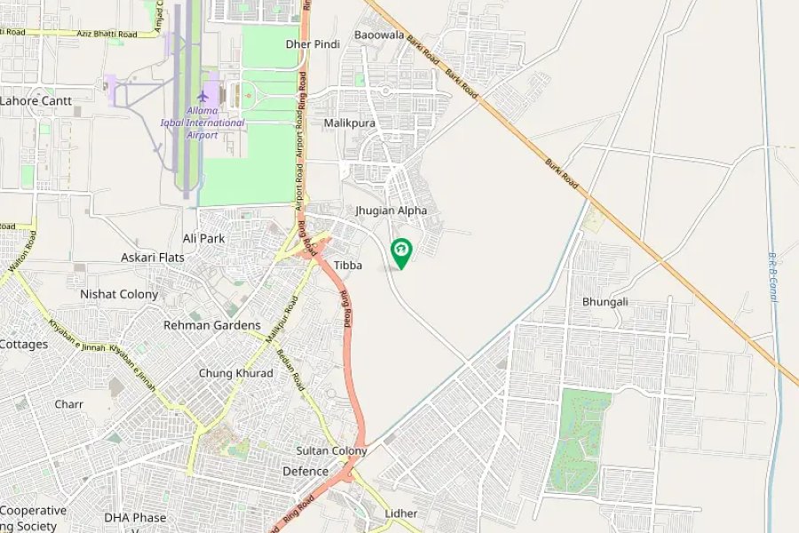 Plot no near 55 U block DHA Phase 8 ideally located possession plot facing park