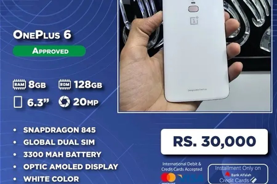 Cellarena OnePlus 6 کی منظوری دی گئی۔