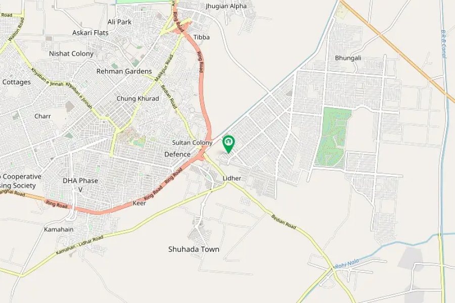 ڈولمین مال کے قریب 1 کنال پرائم لوکیشن پلاٹ برائے فروخت