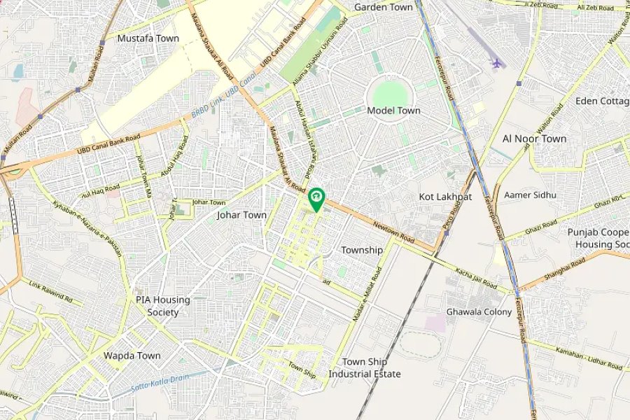 10 Marla life time commercial paid plot for sale at Barkat Chowk Al Madina Road Town Ship Lahore