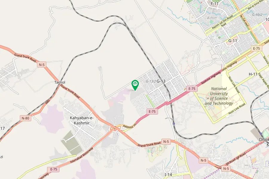 Sector G-14/3 proper corner plot size:40*80 available