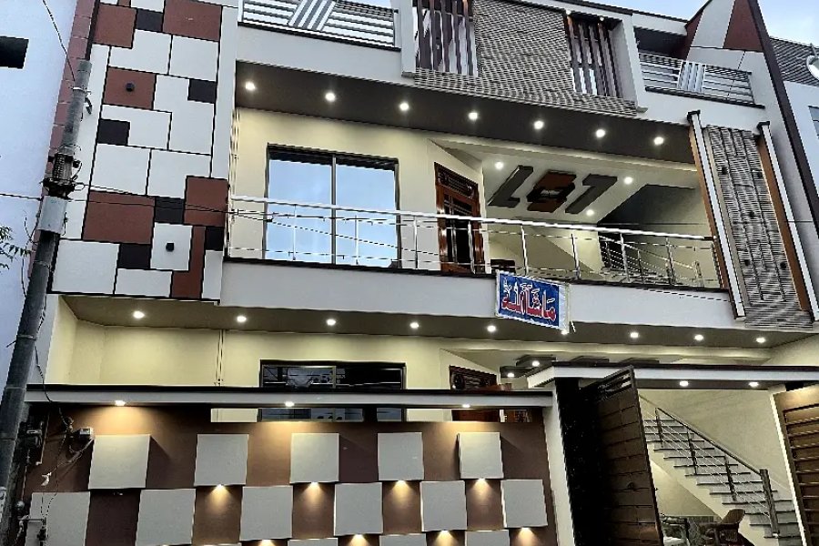 40 Ft Road Most Reasonable Chance Deal Brand New West Open 240 Sq Yards Double Storey House In Reasonable Rates