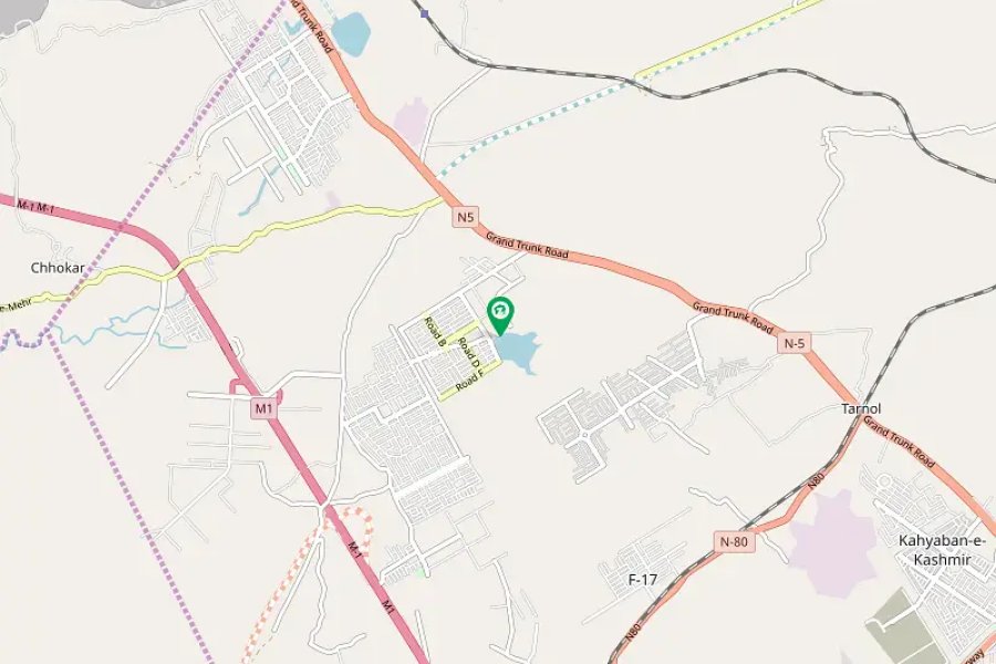 ڈی ۔ 17 اسلام آباد میں 5 کنال فارم ہاؤس برائے فروخت