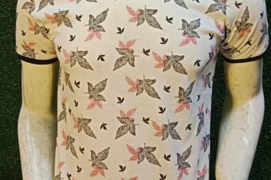 Men Cotton Printed T-shirt