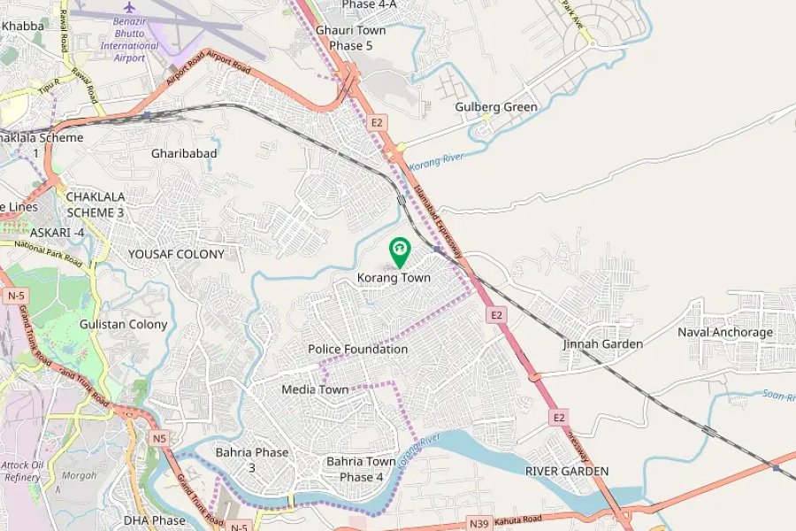 Top Location 6 Marla Plot For Sale In Korang Town Islamabad
