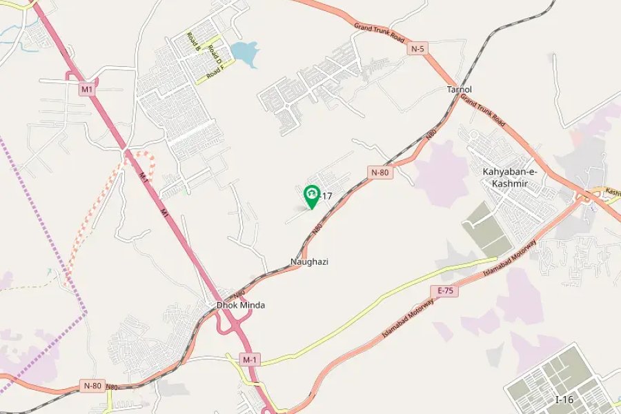 F-17 ملٹی 50*90 رہائشی پلاٹ برائے فروخت