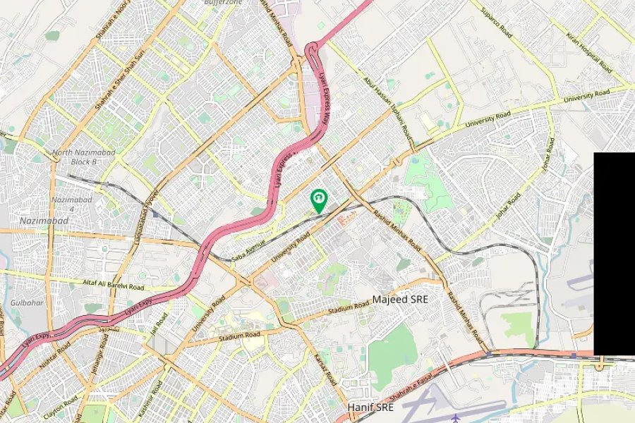 گلشن اقبال میں مرکزی طور پر واقع فلیٹ - بلاک 13 کے لیے دستیاب ہے