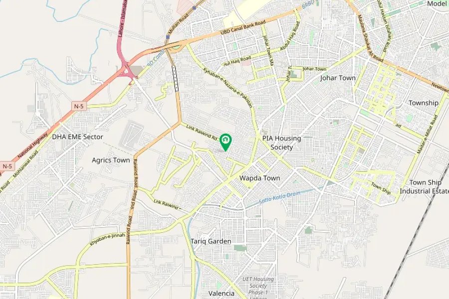 Kanal Plot for sale ,Best Location, Back of Street Plot park