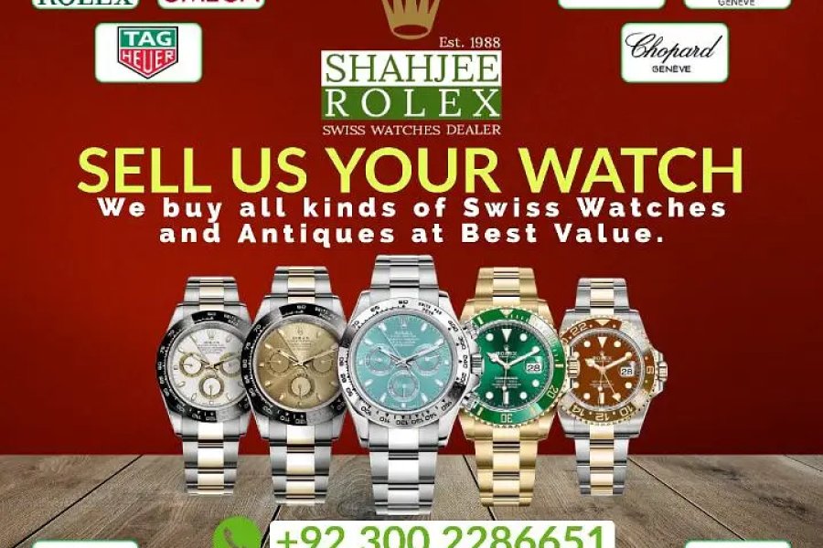 Sell Your Watch @Shahjee Rolex | Rolex Chopard Omega Cartier Rado