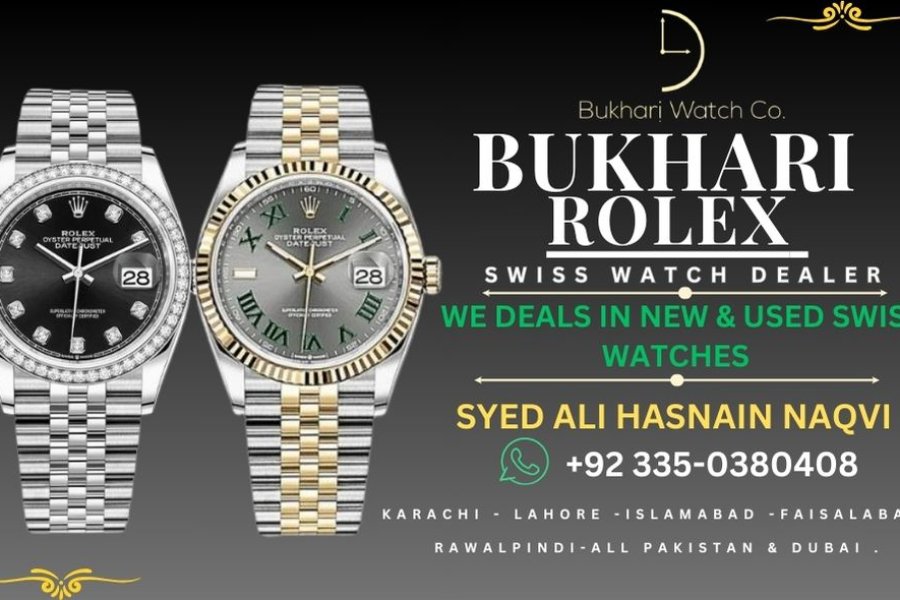 اپنی گھڑی بہترین قیمت پر پورے پاکستان میں فروخت کریں جس میں استعمال کیا گیا نیا پرانا گولڈ رول